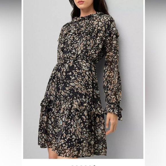 Women’s BOSS Day‎ Dress size 8 brown/Tan with specs of blue 💙 - Picture 8 of 12